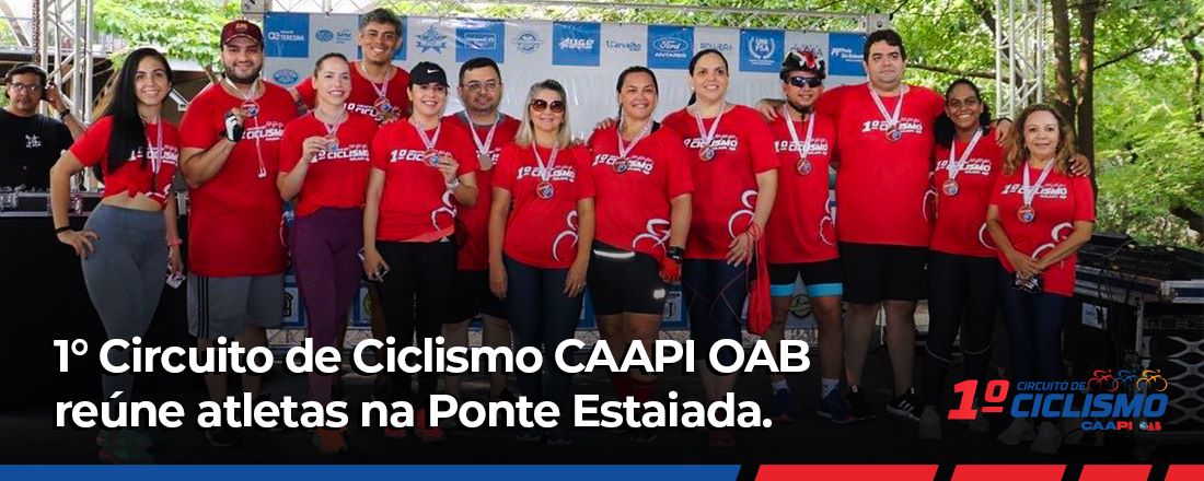 “1° Circuito de Ciclismo CAAPI OAB reúne atletas na Ponte Estaiada”